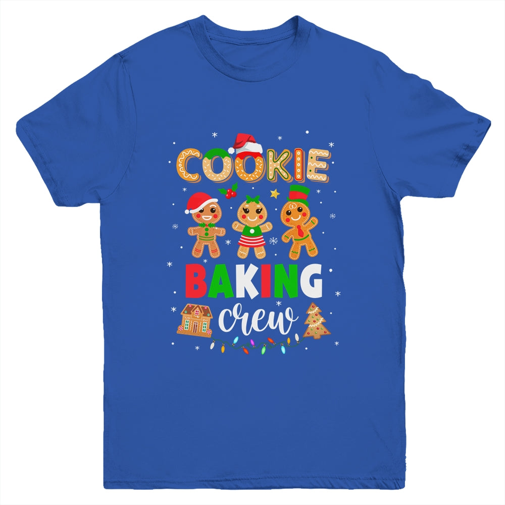 Cookie Baking Crew Christmas Gingerbread Santa Family Group Youth Shirt | siriusteestore