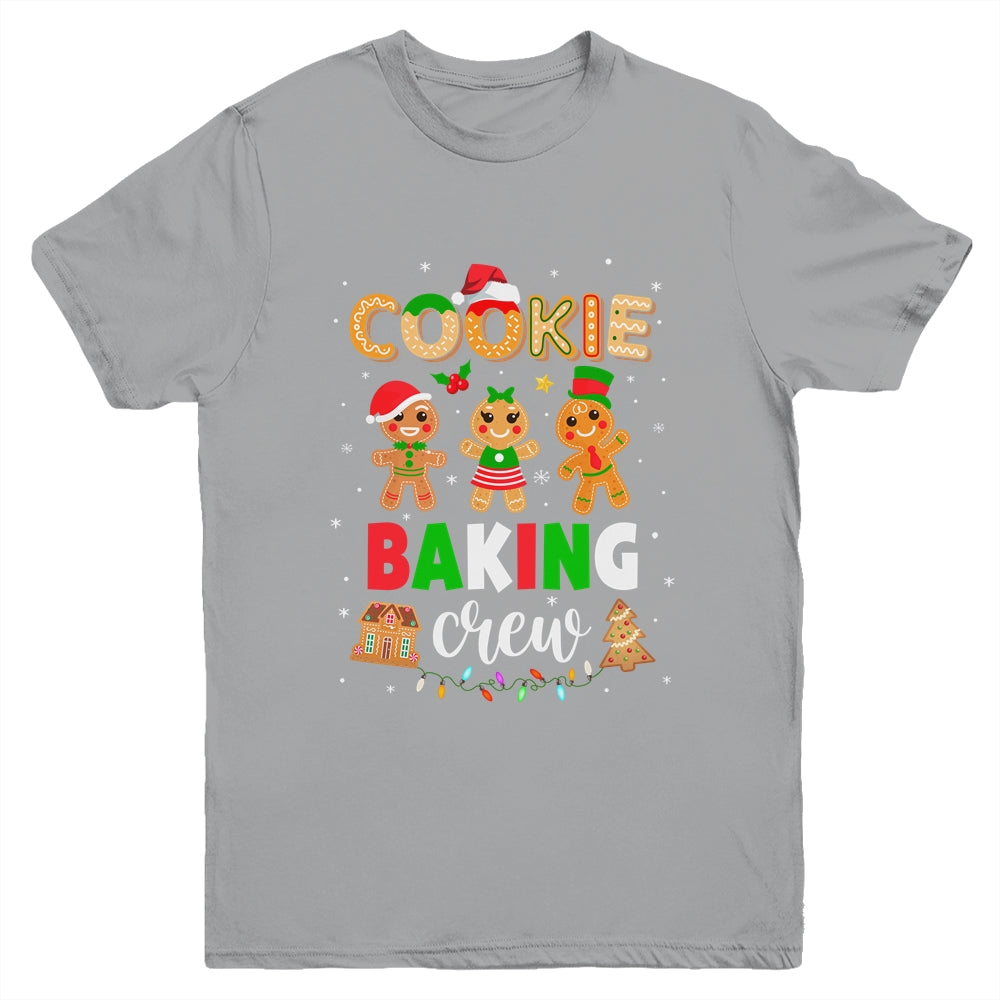 Cookie Baking Crew Christmas Gingerbread Santa Family Group Youth Shirt | siriusteestore