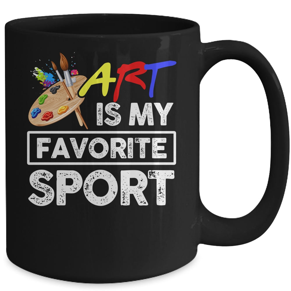 Cool Art For Men Women Artist Painter Art Teacher Painting Mug | siriusteestore