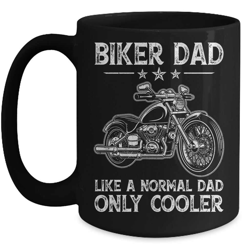 Cool Biker Design For Dad Men Motorcycling Motorcycle Biker Mug | siriusteestore