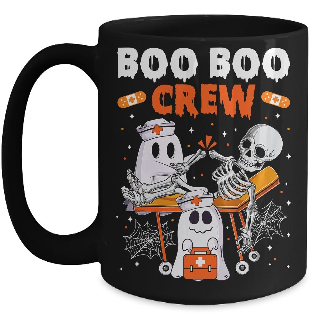 Cool Boo Boo Crew Ghost Doctor Paramedic Nurse Halloween Mug | siriusteestore
