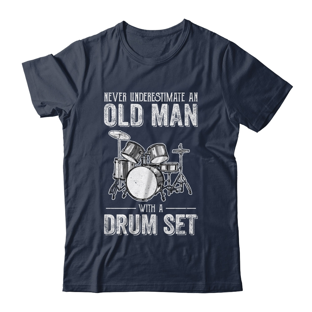 Cool Drummer Art Men Dad Drum Set Player Drum Kit Musician Shirt & Hoodie | siriusteestore