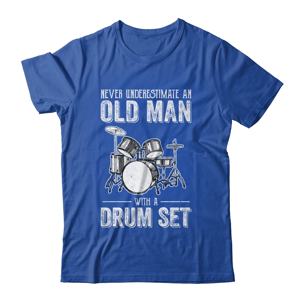 Cool Drummer Art Men Dad Drum Set Player Drum Kit Musician Shirt & Hoodie | siriusteestore