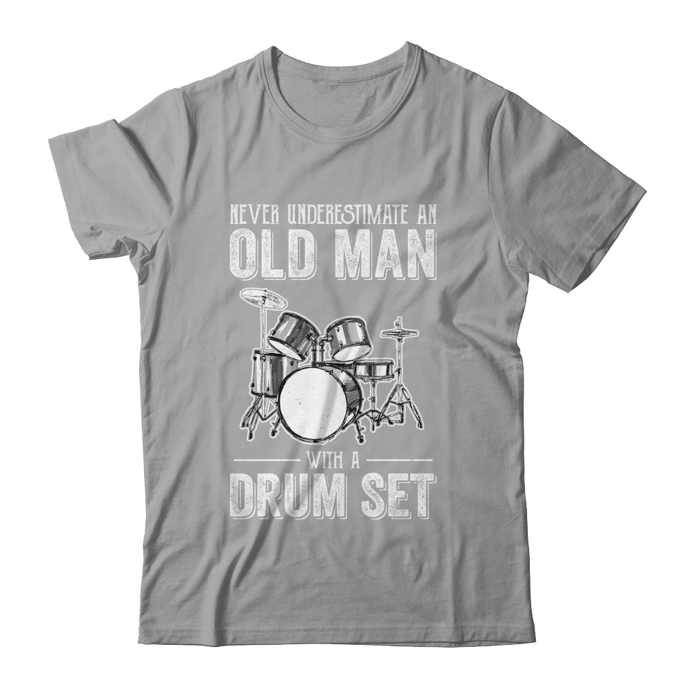 Cool Drummer Art Men Dad Drum Set Player Drum Kit Musician Shirt & Hoodie | siriusteestore