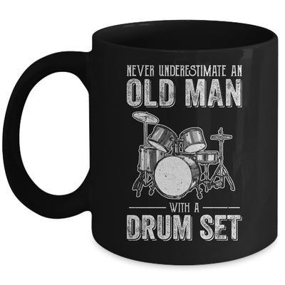 Cool Drummer Art Men Dad Drum Set Player Drum Kit Musician Mug | siriusteestore