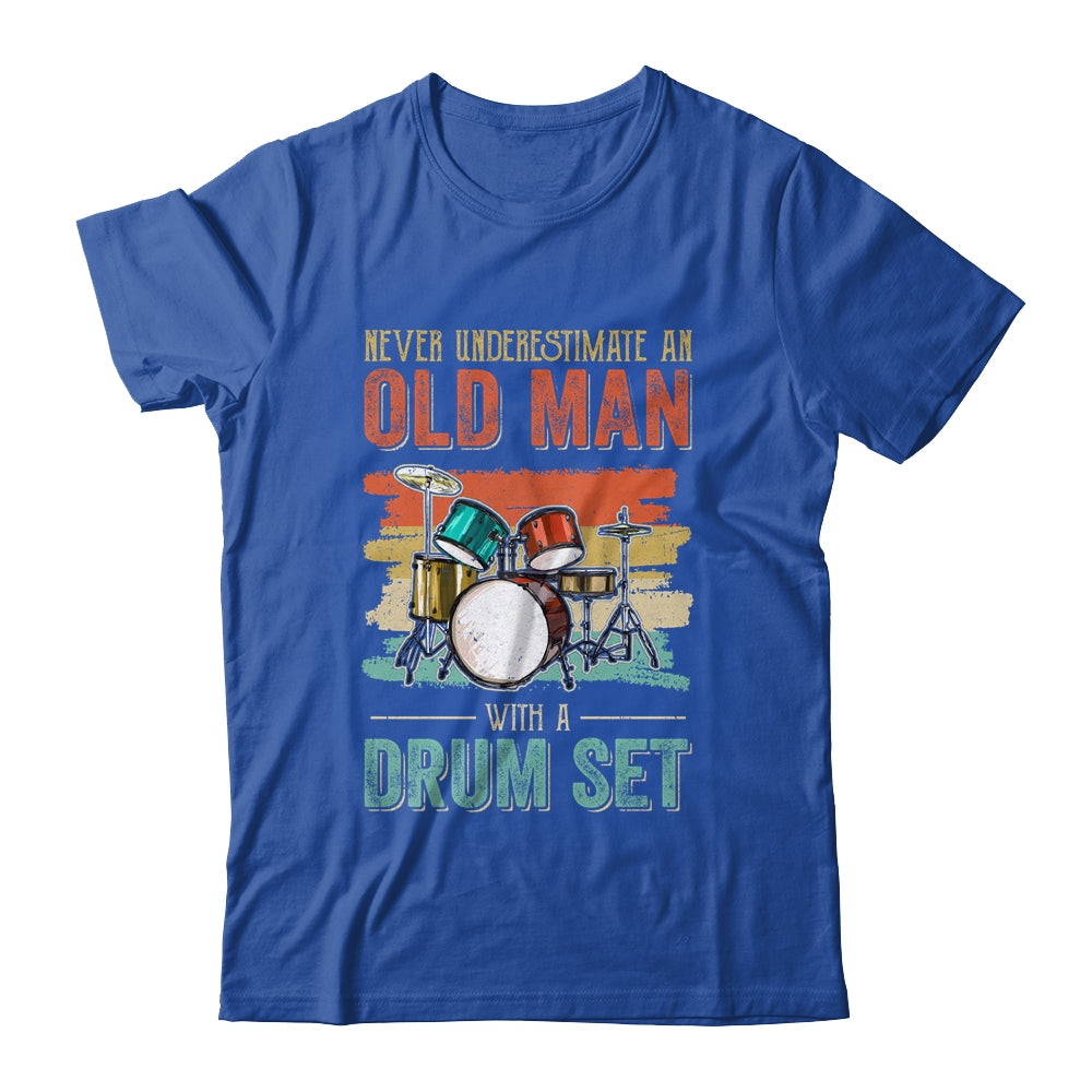 Cool Drummer Dad Art Men Drum Set Player Drum Kit Musician Shirt & Hoodie | siriusteestore