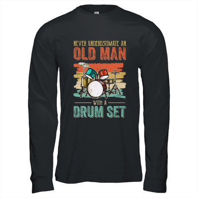 Cool Drummer Dad Art Men Drum Set Player Drum Kit Musician Shirt & Hoodie | siriusteestore