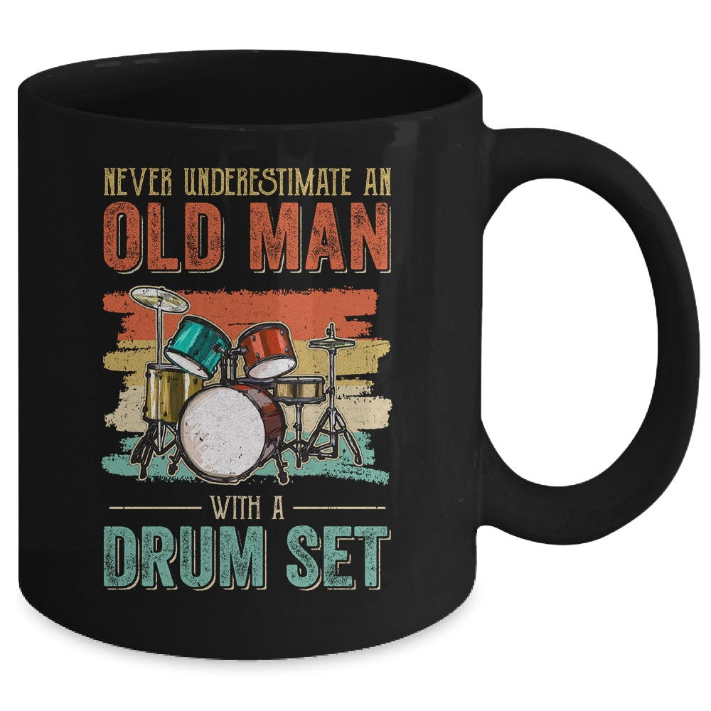 Cool Drummer Dad Art Men Drum Set Player Drum Kit Musician Mug | siriusteestore