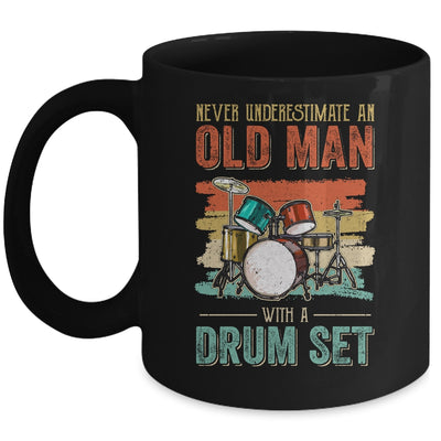 Cool Drummer Dad Art Men Drum Set Player Drum Kit Musician Mug | siriusteestore