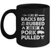 Cool Grilling For Men Women Pork Rub Smoking Bbq Meat Smoker Mug | siriusteestore