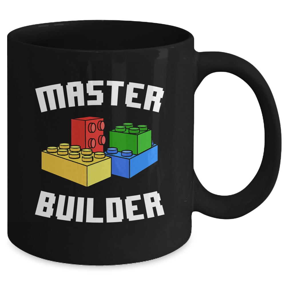 Cool Master Builder Funny Building Blocks Men Women Mug | siriusteestore
