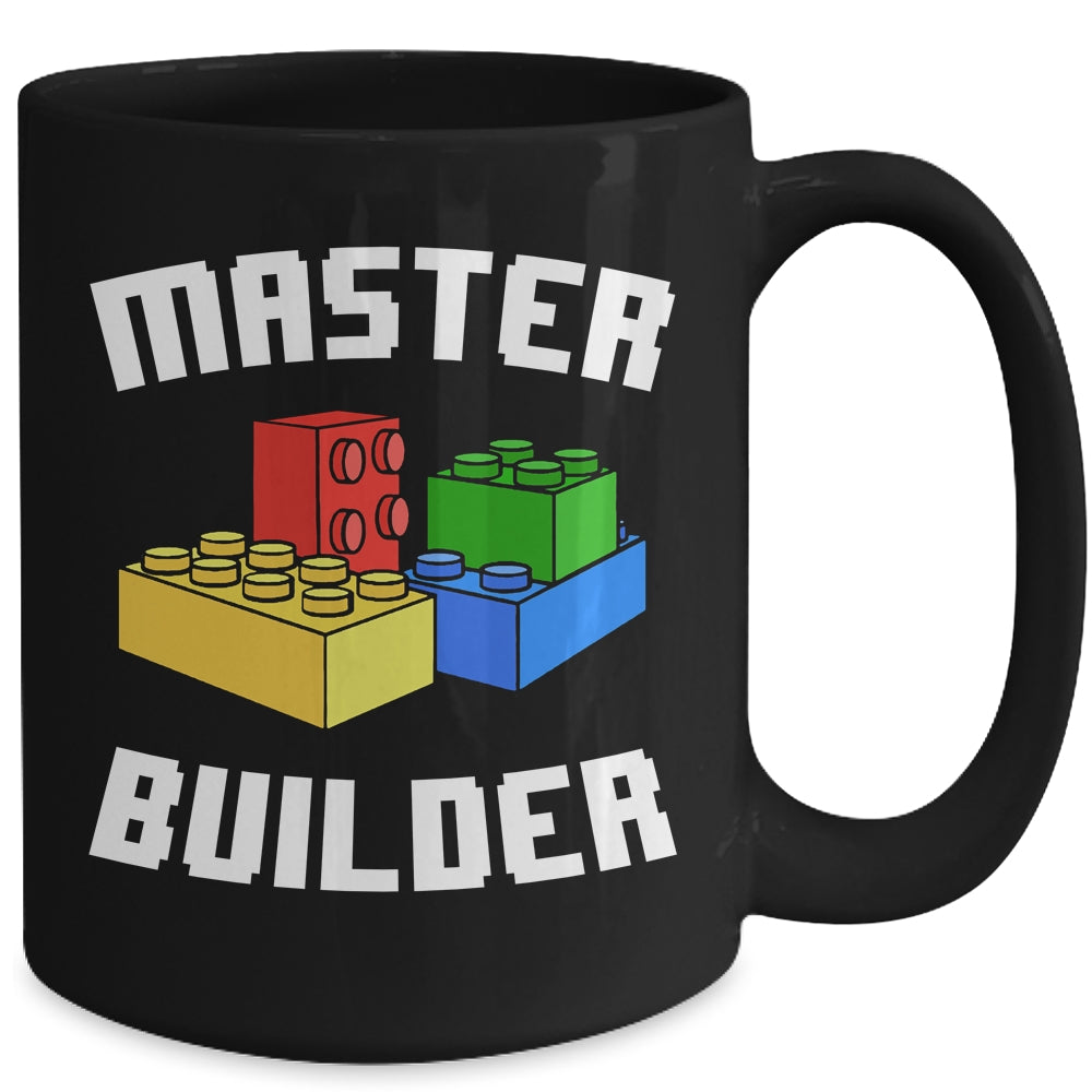Cool Master Builder Funny Building Blocks Men Women Mug | siriusteestore