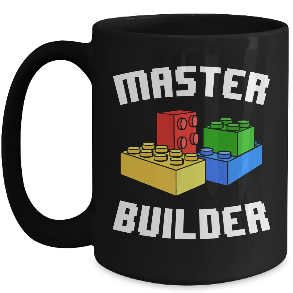 Cool Master Builder Funny Building Blocks Men Women Mug | siriusteestore