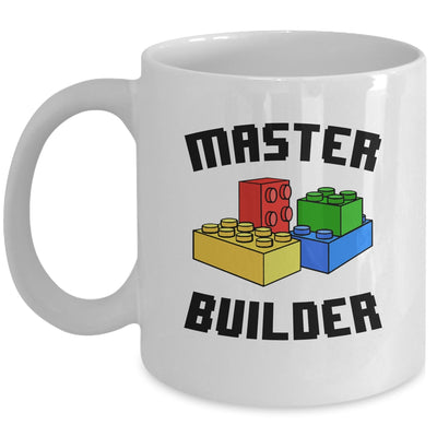 Cool Master Builder Funny Building Blocks Women Men Mug | siriusteestore