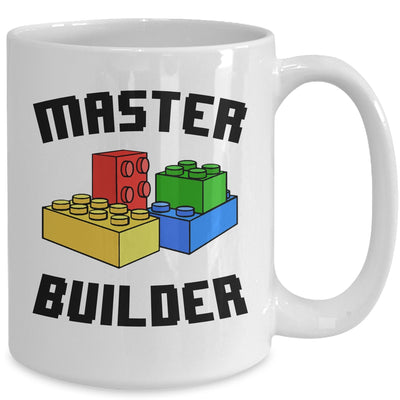 Cool Master Builder Funny Building Blocks Women Men Mug | siriusteestore