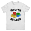 Cool Master Builder Funny Building Blocks Women Men Youth Shirt | siriusteestore