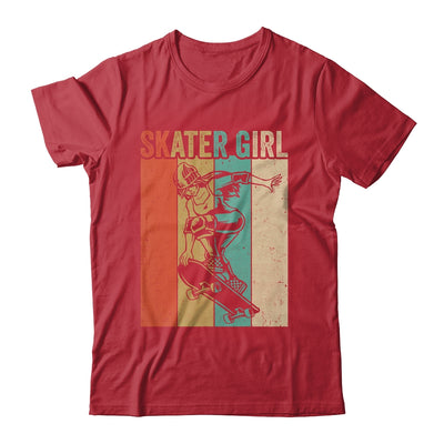 Cool Skater Art Women Girls Skateboarding Skateboard Skating Shirt & Tank Top | siriusteestore