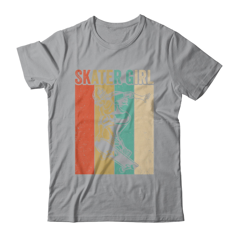 Cool Skater Art Women Girls Skateboarding Skateboard Skating Shirt & Tank Top | siriusteestore