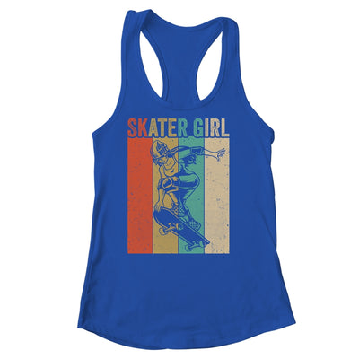 Cool Skater Art Women Girls Skateboarding Skateboard Skating Shirt & Tank Top | siriusteestore