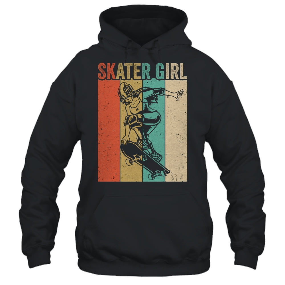 Cool Skater Art Women Girls Skateboarding Skateboard Skating Shirt & Tank Top | siriusteestore