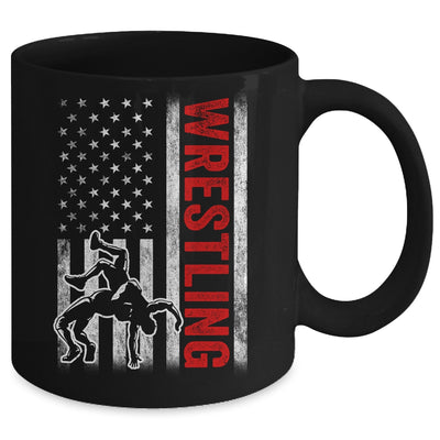 Cool Wrestling Usa Design For Men Women Wrestling Coach Mug | siriusteestore