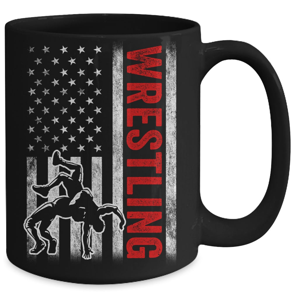 Cool Wrestling Usa Design For Men Women Wrestling Coach Mug | siriusteestore
