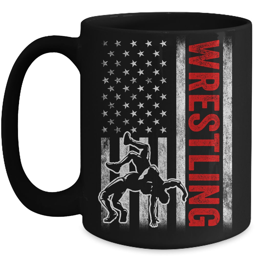 Cool Wrestling Usa Design For Men Women Wrestling Coach Mug | siriusteestore