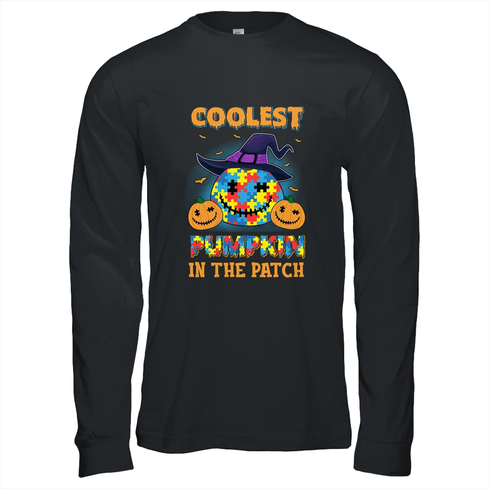 Coolest Pumpkin In The Patch Autism Awareness Halloween Gift Shirt & Hoodie | siriusteestore