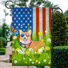 Corgi American USA Flag 4th of July Dog Lover On Independence Day | siriusteestore