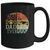 Corgi Best Dog Dad Ever Vintage Father's Day Retro Mug | siriusteestore