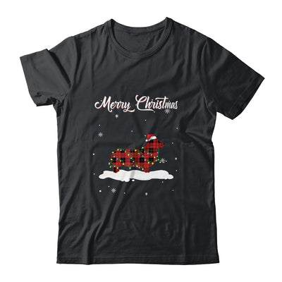 Corgi Christmas Red Plaid Dog Lover Pajama Family Gift Shirt & Sweatshirt | siriusteestore