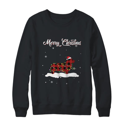 Corgi Christmas Red Plaid Dog Lover Pajama Family Gift Shirt & Sweatshirt | siriusteestore