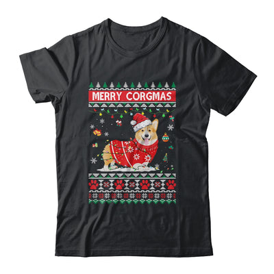 Corgi Dog Merry Corgmas Santa Corgi Ugly Christmas Xmas Shirt & Sweatshirt | siriusteestore