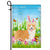Corgi Happy Easter Day Holiday Flag Funny Dog Dog Wear Bunny Ears Headband Cute for Home Decor | siriusteestore