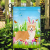 Corgi Happy Easter Day Holiday Flag Funny Dog Dog Wear Bunny Ears Headband Cute for Home Decor | siriusteestore