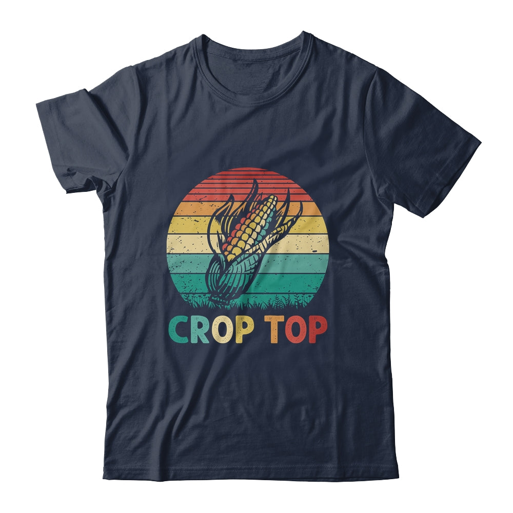 Corn Crop Top Funny Farmer Farming Corn Lover Summer Retro Shirt & Tank Top | siriusteestore