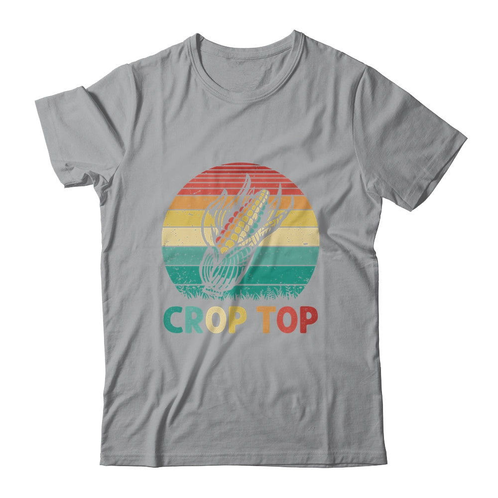 Corn Crop Top Funny Farmer Farming Corn Lover Summer Retro Shirt & Tank Top | siriusteestore
