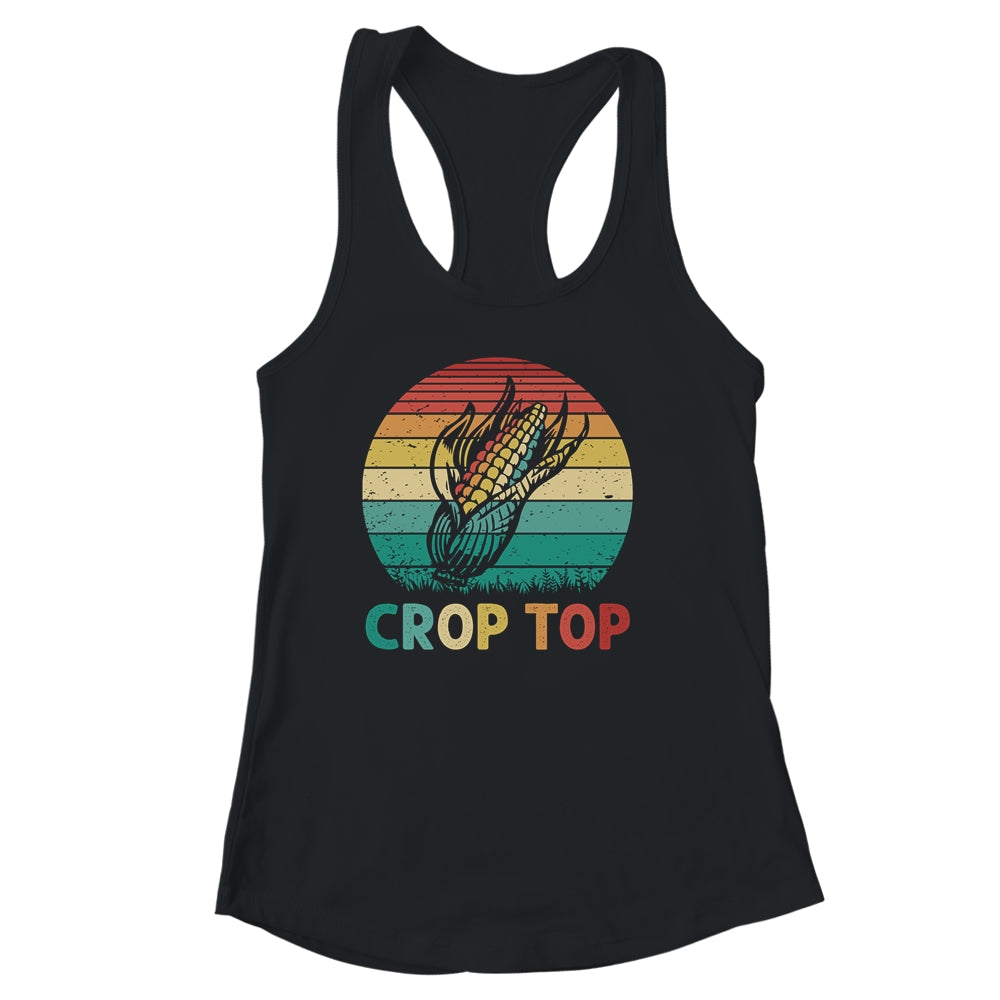 Corn Crop Top Funny Farmer Farming Corn Lover Summer Retro Shirt & Tank Top | siriusteestore