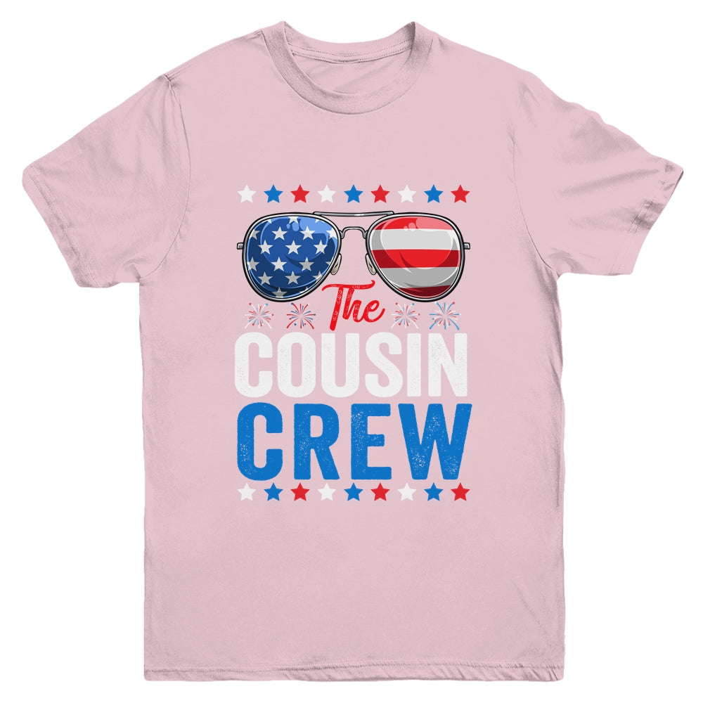 Cousin Crew 4th Of July Patriotic American Family Matching Youth Shirt | siriusteestore