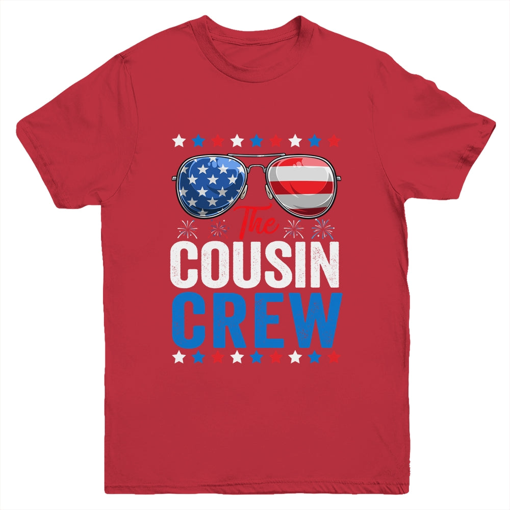 Cousin Crew 4th Of July Patriotic American Family Matching Youth Shirt | siriusteestore