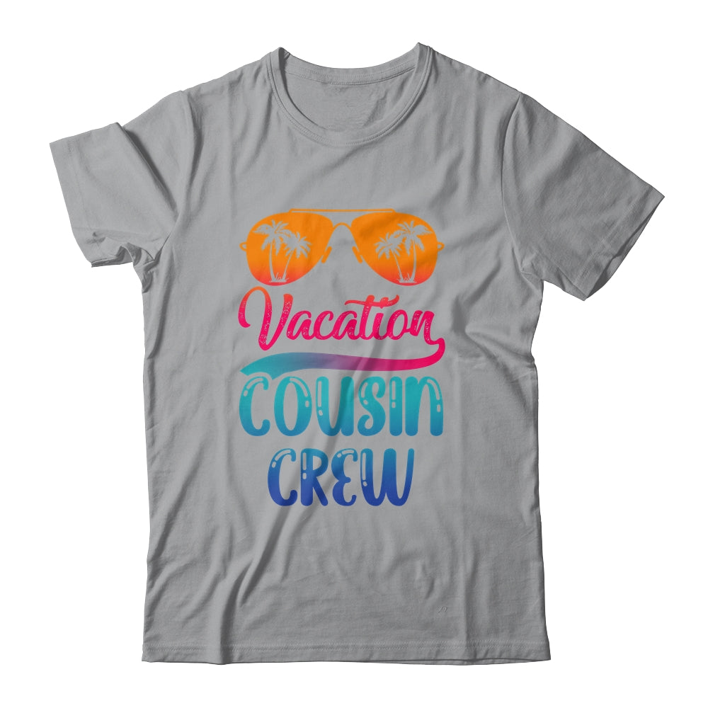 Cousin Crew Family Summer Vacation Beach Cruise Sunglasses Shirt & Tank Top | siriusteestore