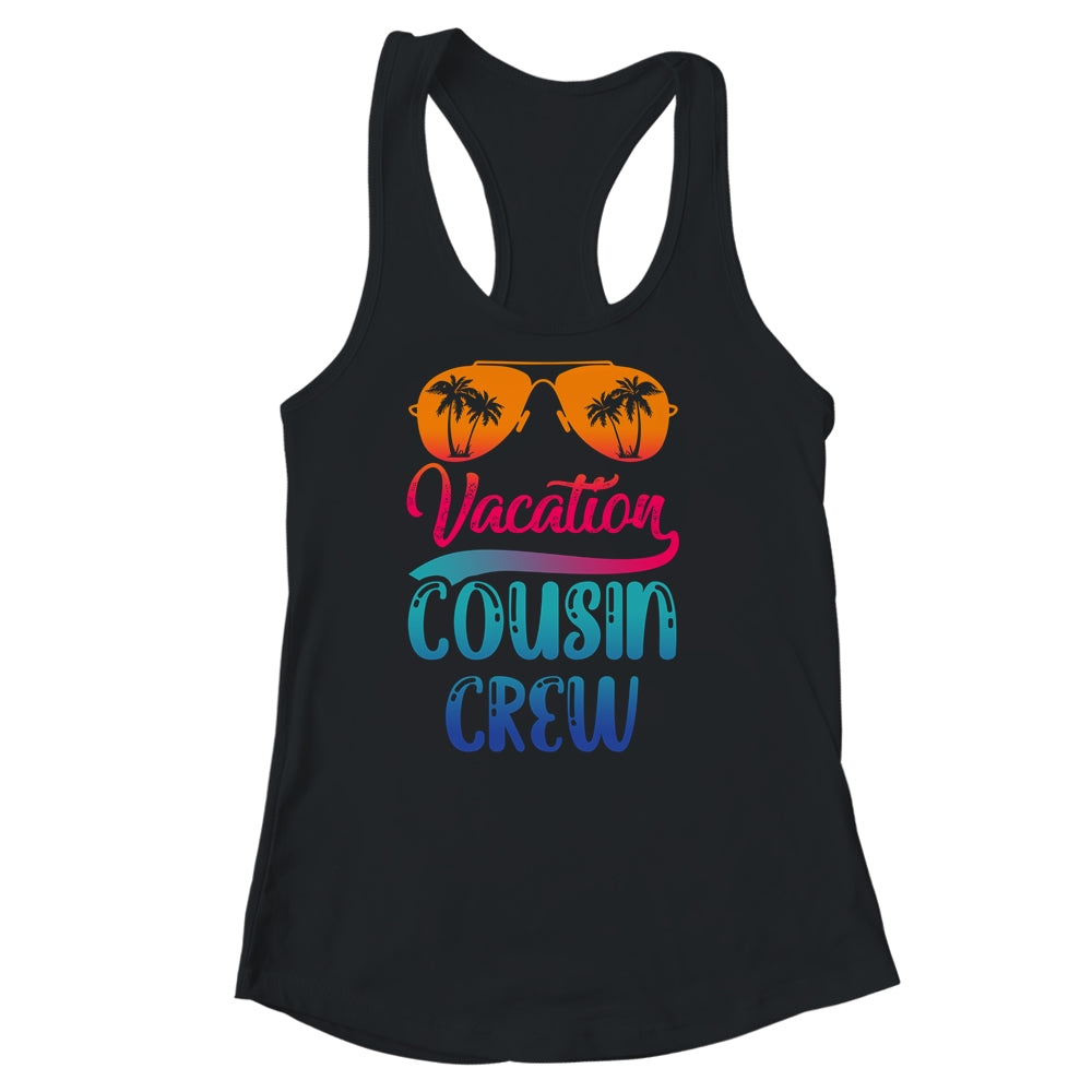 Cousin Crew Family Summer Vacation Beach Cruise Sunglasses Shirt & Tank Top | siriusteestore