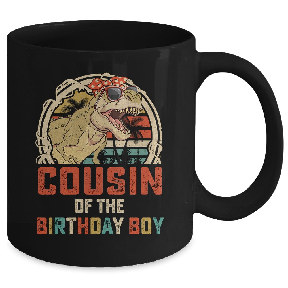 Cousin Dinosaur Of The Birthday Boy Matching Family Mug | siriusteestore