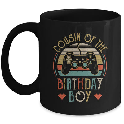 Cousin Of The Birthday Boy Vintage Matching Gamer Birthday Mug | siriusteestore