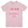 Cousin Of The Birthday Girl Family Donut Birthday Youth Shirt | siriusteestore