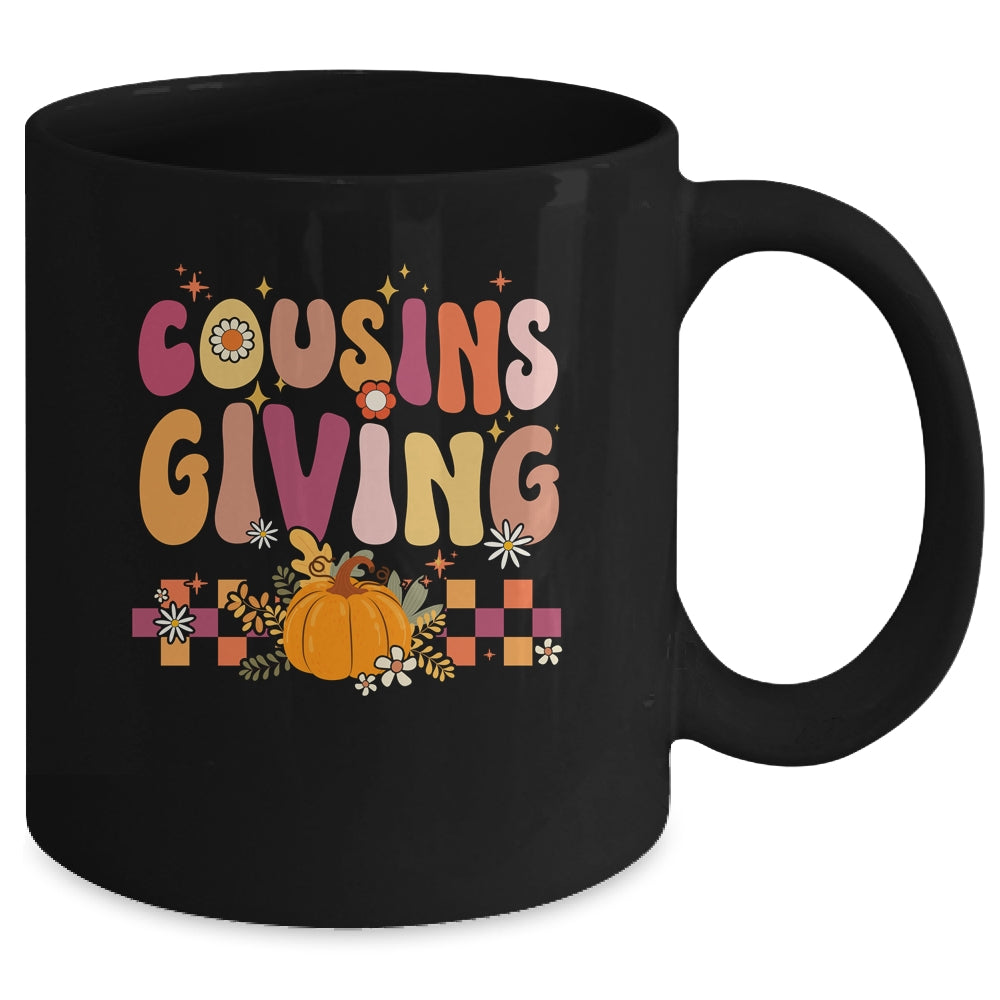 Cousins Giving Cute Pumpkin Cousin Crew Thanksgiving Family Mug | siriusteestore