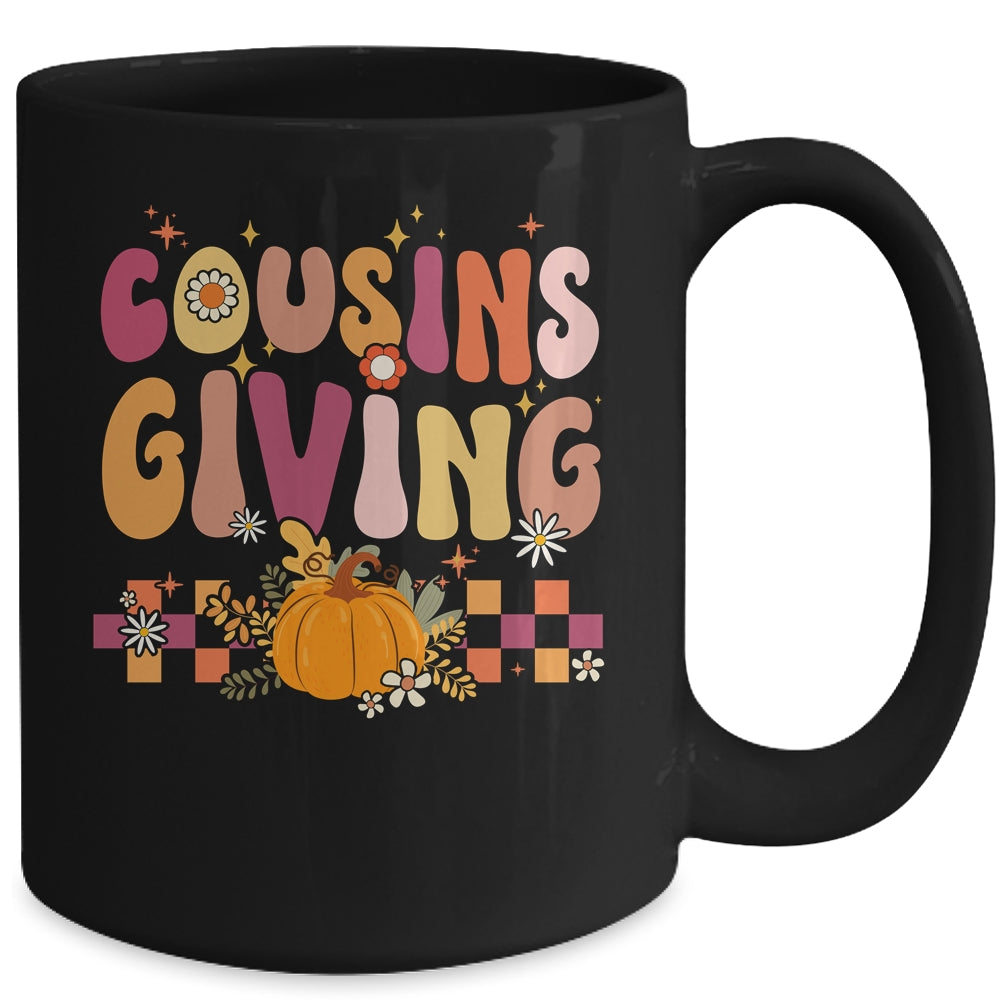 Cousins Giving Cute Pumpkin Cousin Crew Thanksgiving Family Mug | siriusteestore