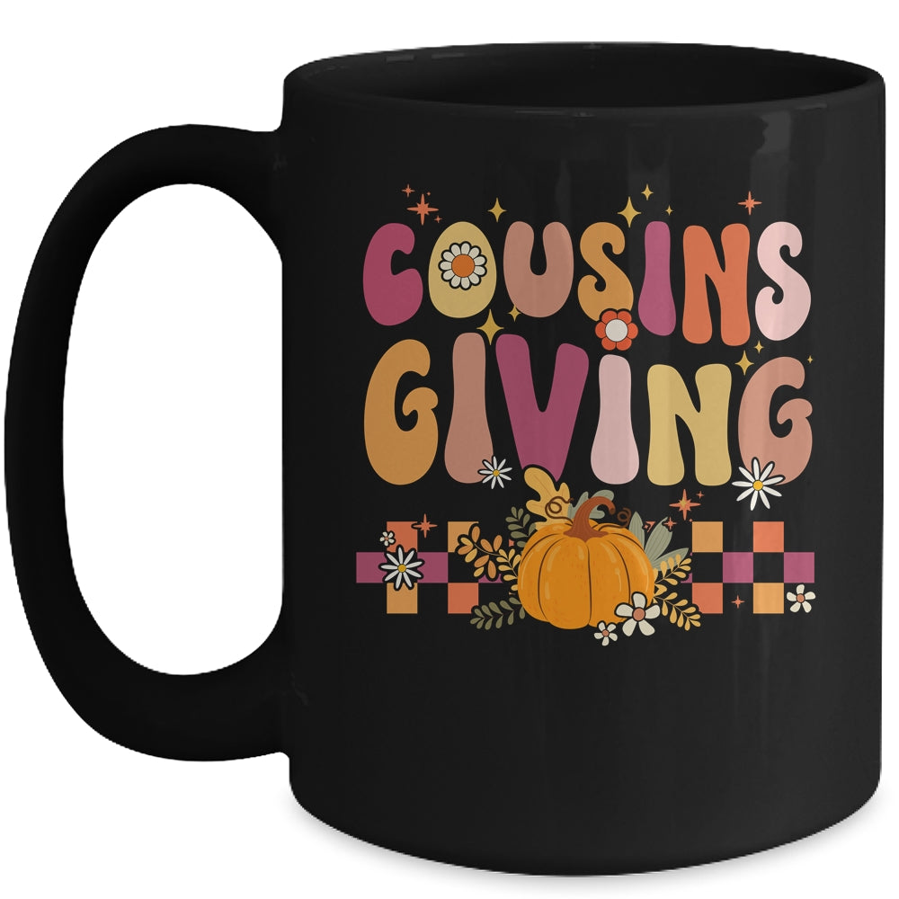 Cousins Giving Cute Pumpkin Cousin Crew Thanksgiving Family Mug | siriusteestore