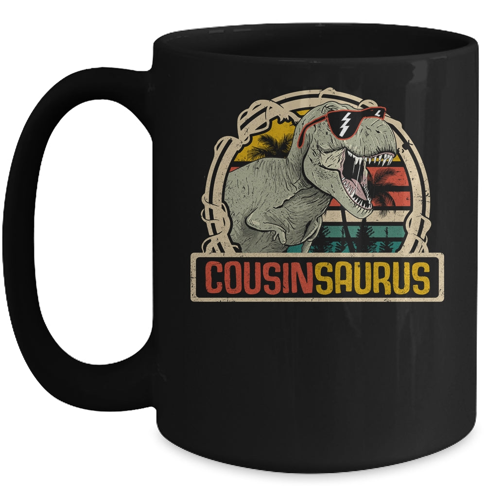 Cousinsaurus T Rex Dinosaur Cousin Saurus Family Matching Mug | siriusteestore
