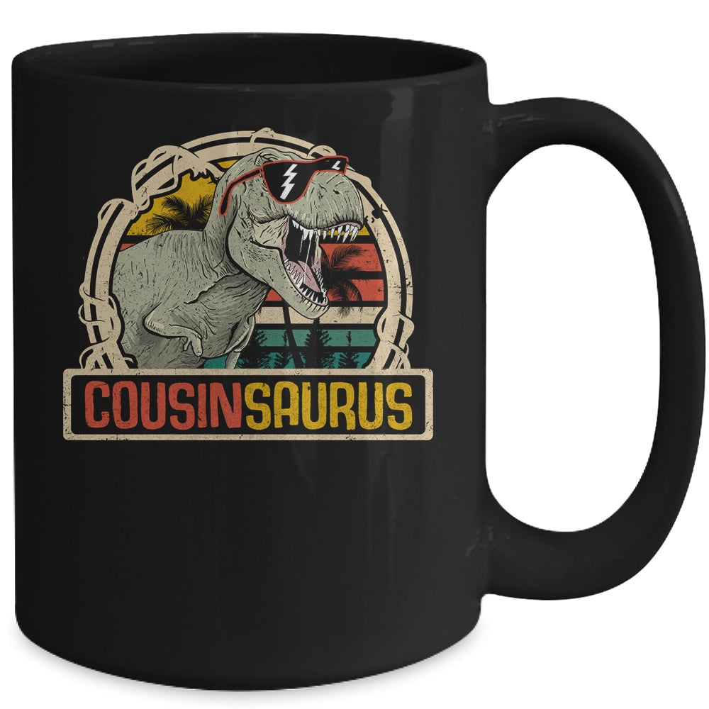 Cousinsaurus T Rex Dinosaur Cousin Saurus Family Matching Mug | siriusteestore